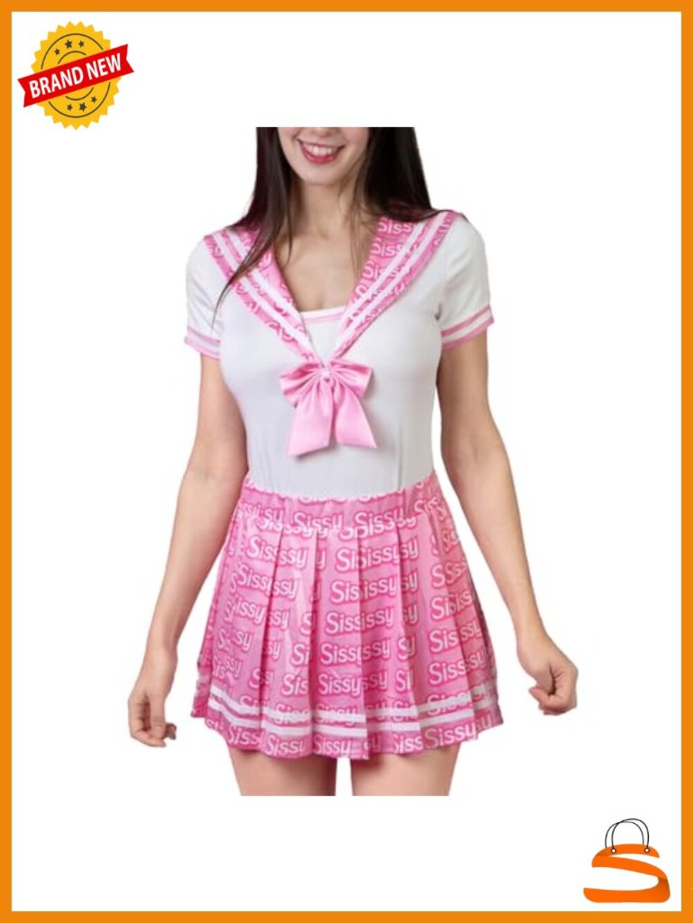 Silky Romper Onesie Pajamas Bodysuit with Skirt Set - 95% Polyester 5% Spandex